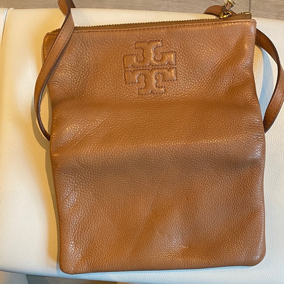 Tory Burch Tan Leather Crossbody Bag - Picture 4 of 4
